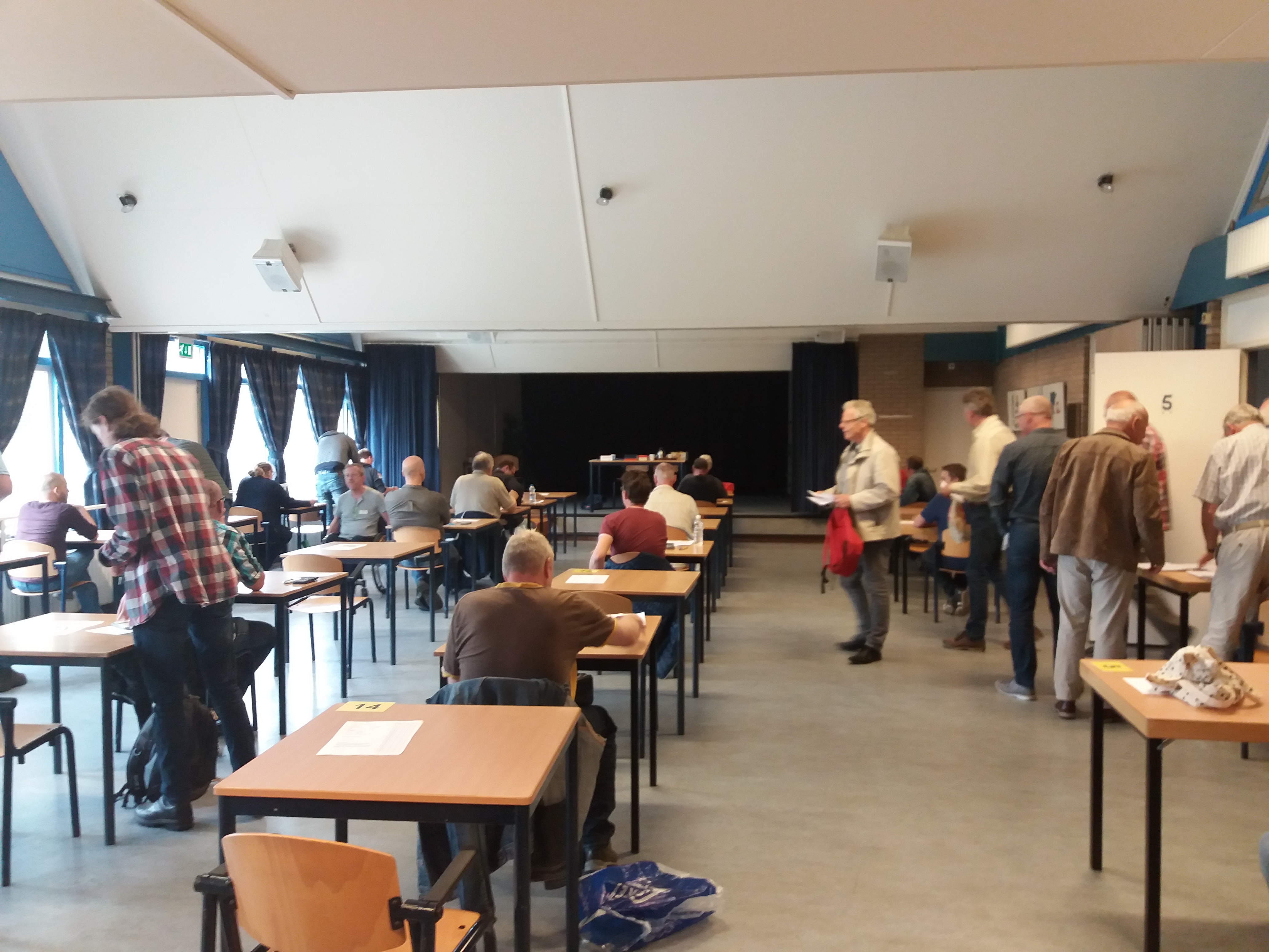 Novice examen op 16 mei 2018 in Assen