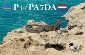 PA7DA actief vanaf het eiland Aruba als P4/PA7DA