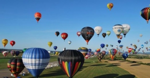 vriendenronde Vlaamse Ardennen vanuit luchtballon