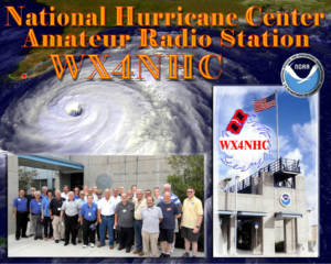 National Hurricane Center amateurradiostation WX4NHC geactiveerd wegens tropische storm Hilary