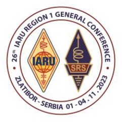 Dag drie van de IARU General Conference in Zlatibor, Servië