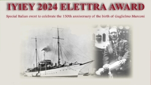 Speciale roepletters IY1EY voor 150e geboortedag van Guglielmo Marconi